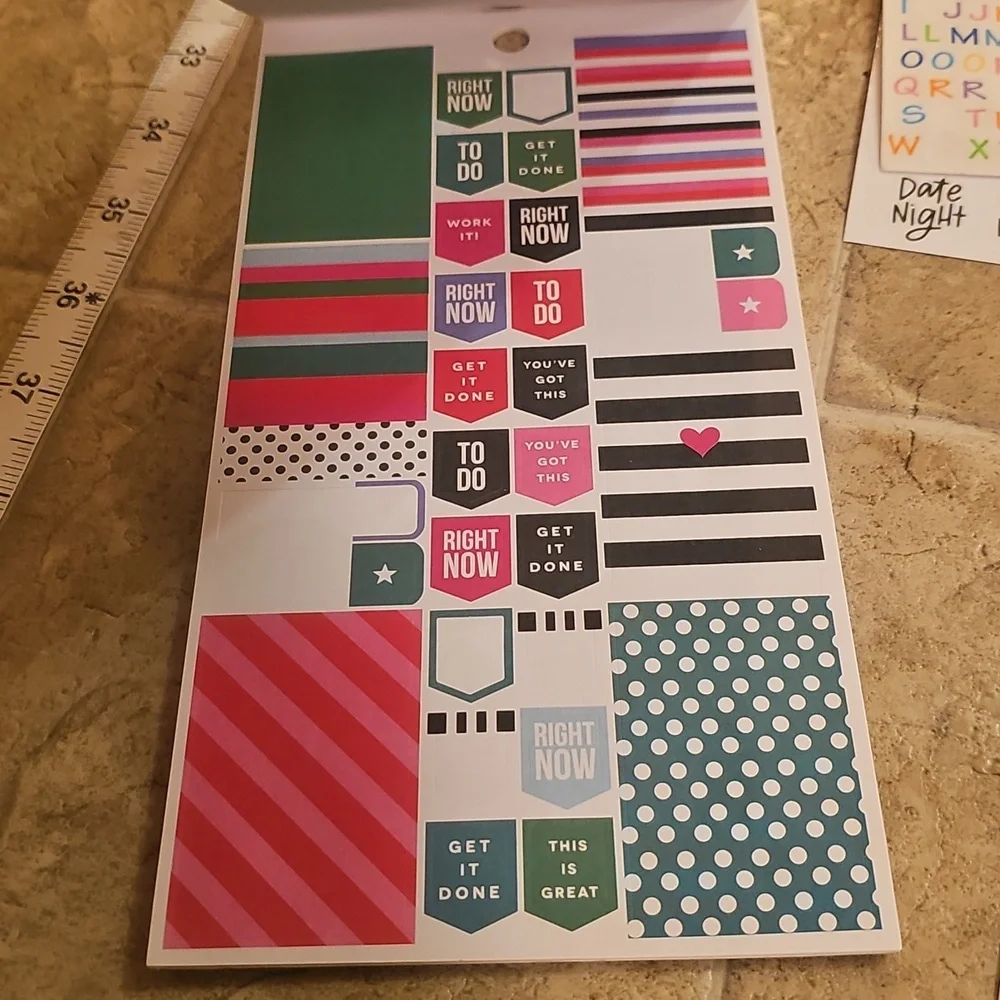 Colorful Planner Sticker Set - Bundle Of Mixed Matched Collections.